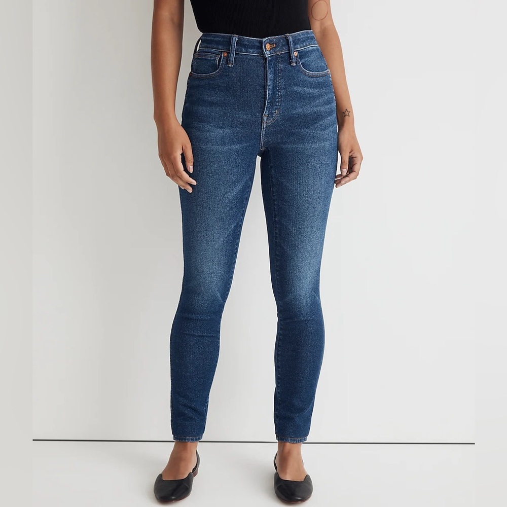 Madewell Petite Curvy High-Rise Skinny Jeans in Smithley Wash size 32P NWT